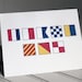 see more listings in the Nautical Flag Note Cards section