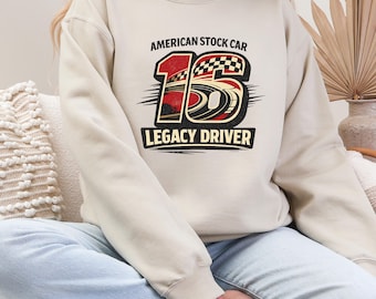 Nacar Legend Shirt, Number 16 Legacy Driver Sweatshirt, Cotton-Polyester, S-2XL