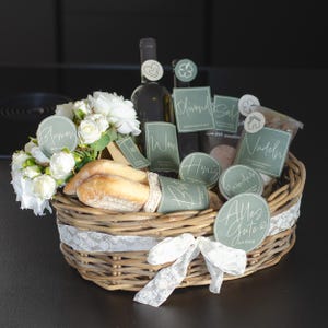 Moving-in Gift Labels You & Her | Housewarming Gift | Housewarming | Gift Basket | New Apartment | | Labels | Download PDF | DIY