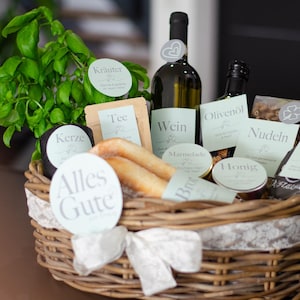 Moving-in Gift Labels You & Her | Housewarming Gift | Housewarming | Gift Basket | New Apartment | | Labels | Download PDF | DIY