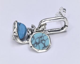 Set di orecchini Pandora in argento S925 ALE "La fortuna dell'elefante"
