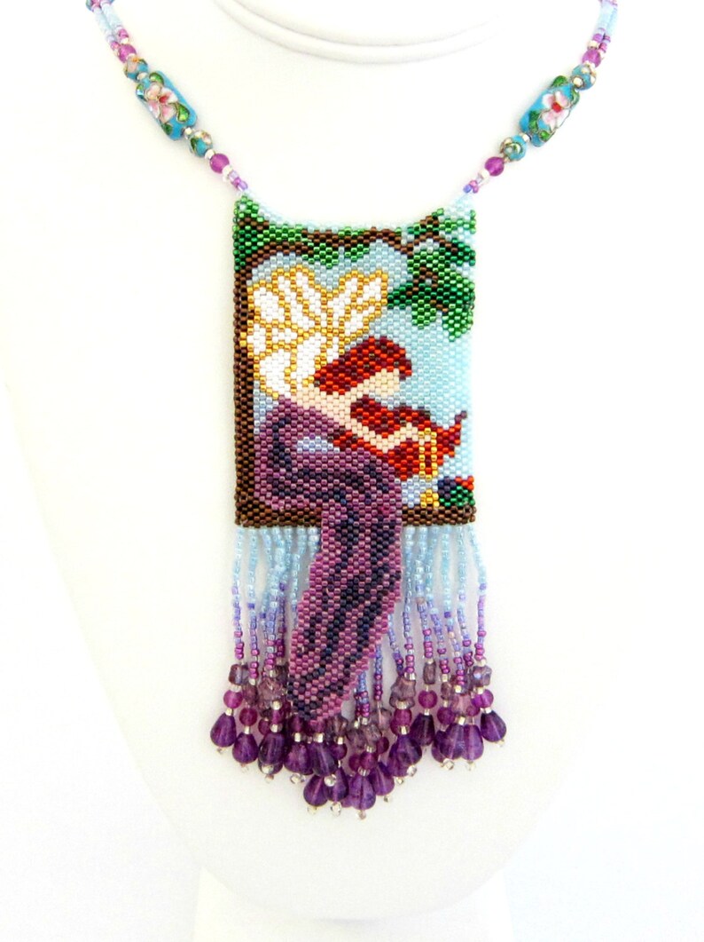 Beaded Necklaces Fairy Amulet Necklace Boho Style Jewelry Etsy