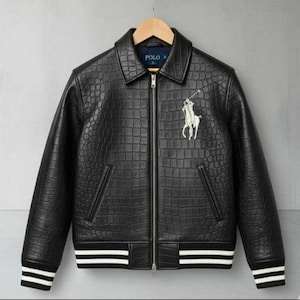 Vintage Ralph Lauren Leather Jacket - Etsy