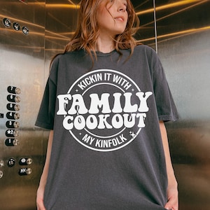 Family Cookout Png, Kickin It With My Kinfolk Png, Family Reunion Png, Funny Family Sublimation, Family Summer BBQ T-shirt Gift For Family