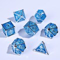 Metal Dice Set for DnD,Blue Metal Dice Set for DnD product logo