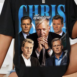 T-shirt Chris Hansen – vintage tv-presentator ronde hals, kleding voor fans van popcultuur