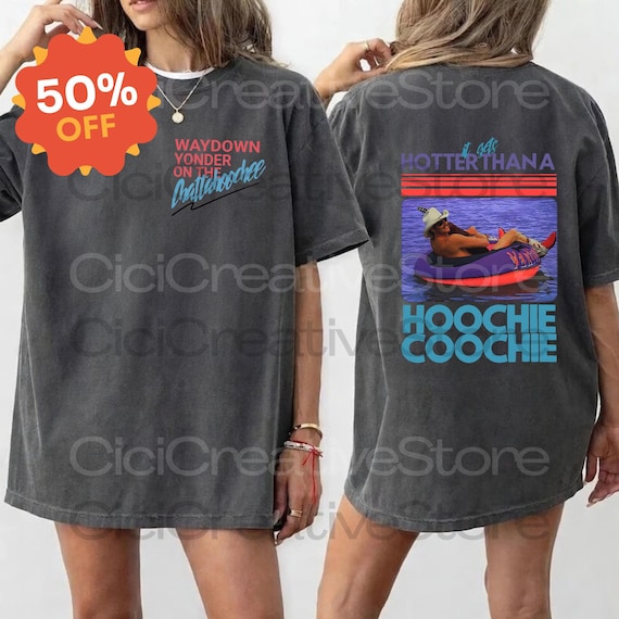 Hotter Than Hoochie Coochie Summer Vacation PNG T-Shirt Design