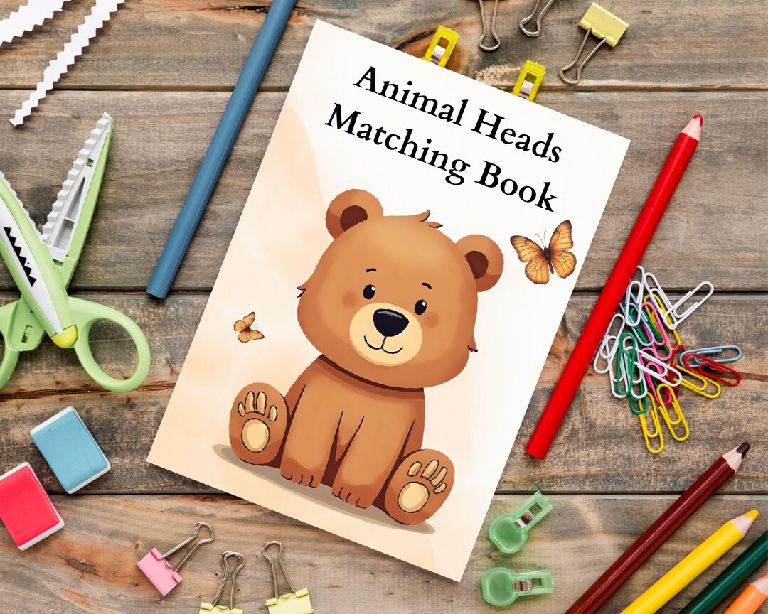 Printable Preschool Animal Matching Game - Toddler Learning Activity - Etsy
