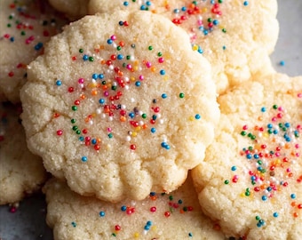 3 Ingredient Sugar Cookies Recipe: Easy Printable PDF (Instant Download)