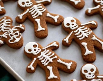 Halloween Gingerbread Cookies Recipe – Spooky & Sweet – Instant Download Printable PDF Recipe