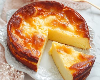 3 Zutaten Joghurt Kuchen - Gesund, einfach & kinderfreundlich Backen | Druckbares Rezept | Sofort Download PDF