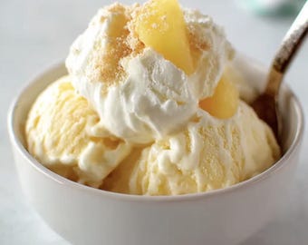 Pineapple Ice Cream Recipe: Easy 3-Ingredient No-Churn Dessert (Printable PDF Download