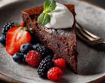 Recept på chokladkaka med 3 ingredienser: Enkel dessert (utskrivbar PDF-nedladdning)