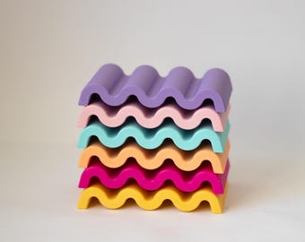 Seifenschale minimalistisch – LYS – 3D gedruckte Seifenablage aus PLA, moderne nachhaltige Badezimmer Deko