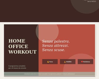 Homeoffice-Workout – Komplettes Programm ohne Geräte | PDF-Download | Heimtraining für Remote-Arbeiter