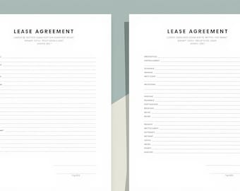Residential Lease Agreement Template