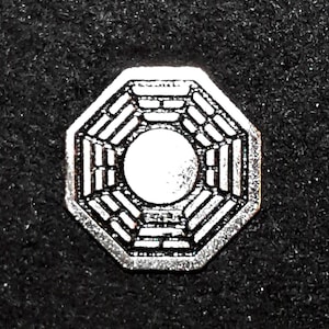 Hand Cast Pewter Dharma Pin