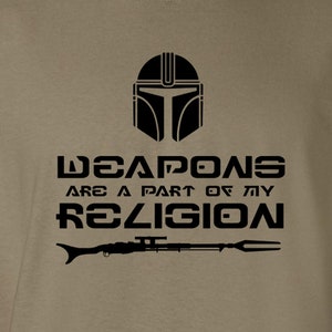 Weapons are part of my religion T-shirt (Ambam)