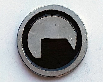 Half Life Black Mesa 1 Inch Lapel Pin