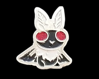 Chibi Moth Man Pewter Lapel Pin