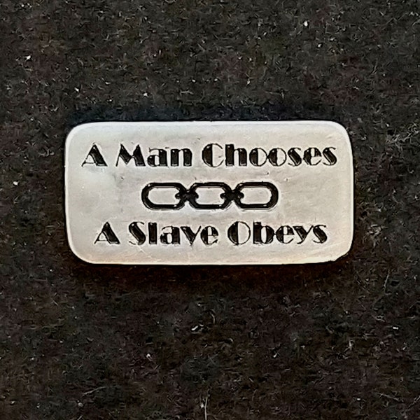 Bioshock A Man Chooses 1.1 in. Pewter Lapel Pin