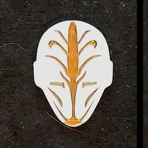 Jedi Temple Guard Helmet Pewter Lapel pin
