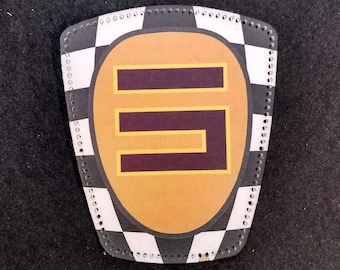 Sabine's "5" Rebels 4 inch Leather Patch