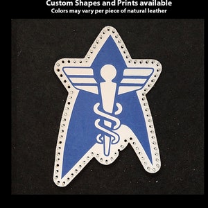 Starfleet Medical 3 inch Leather Patch