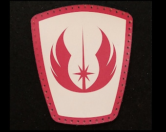 Star Wars Republik Jedi Patch Aufnäher aus Leder
