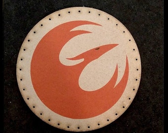 Sabine Style Phoenix Squadron 3.75 in. Leather Patch