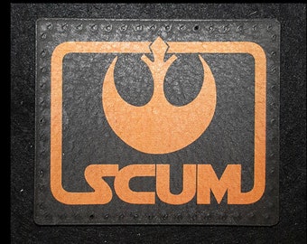 Rebel Scum 3.8 inch Leather Patch