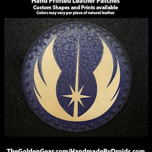 Jedi 3.8 inch Leather Patch