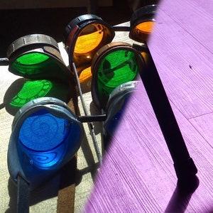 BULK:  5 Pair Acrylic Goggle Lenses