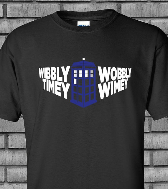 Doctor Who "time in Perspective" Tardis T-shirt - Etsy