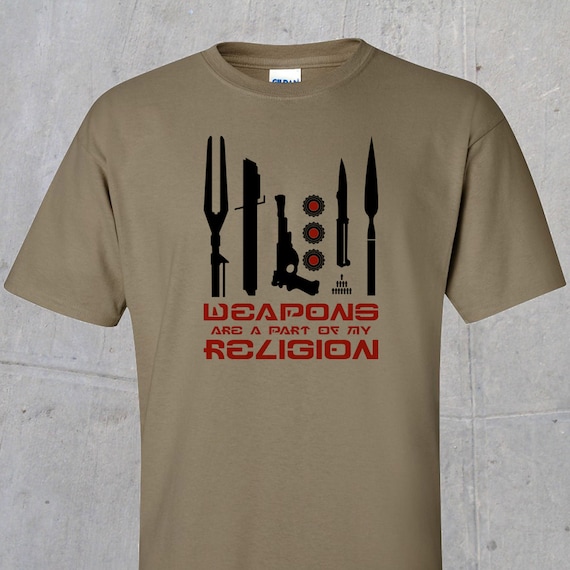 Weapons are part of my religion T-shirt (Djarin Variety Pack)