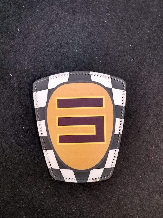 Sabine's "5" Rebels 4 inch Leather Patch