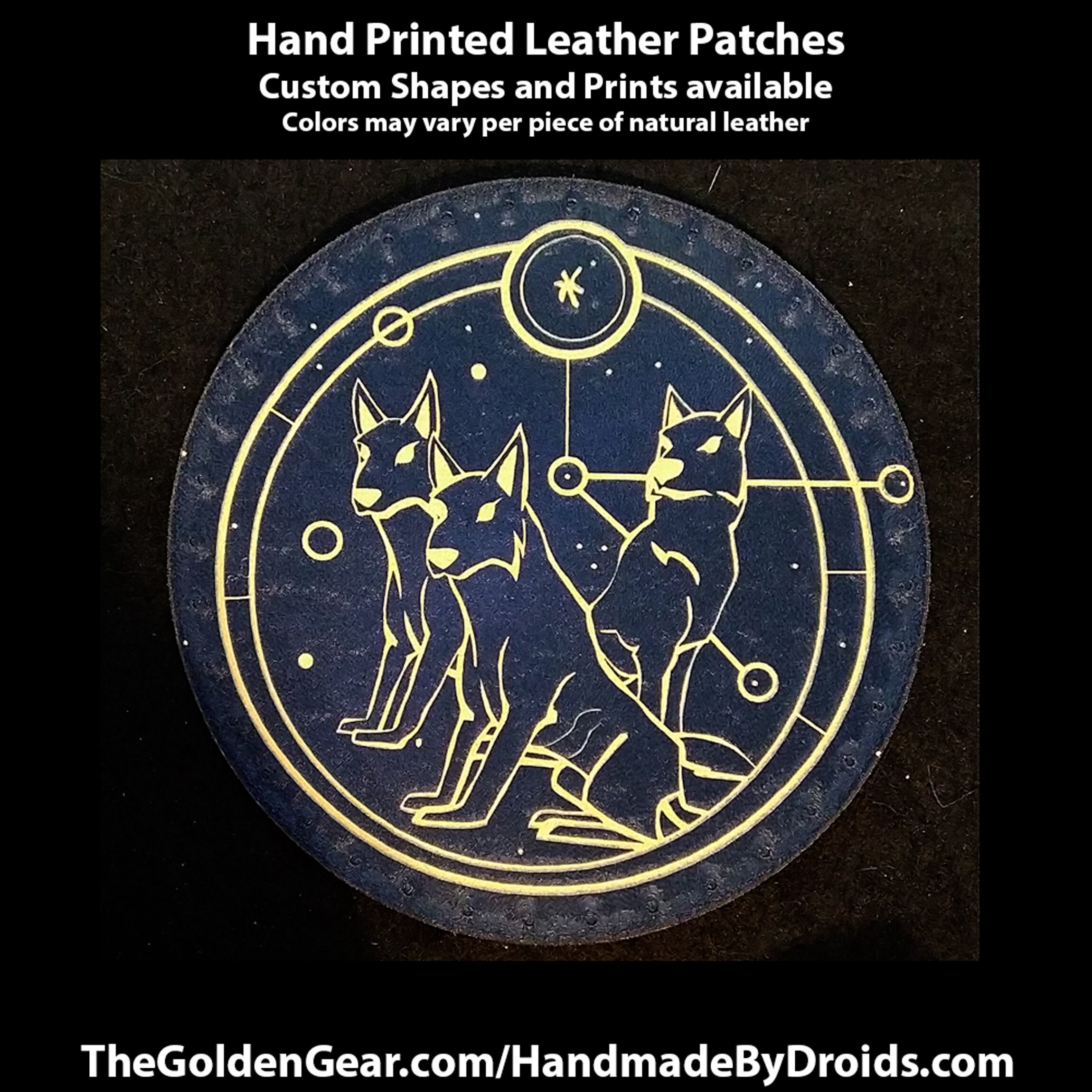Lothwolf Portal Guardians 3.8 Inch Leather Patch | Etsy