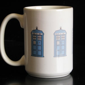 Dr. Who Disappearing Tardis 15 oz. Coffee Mug