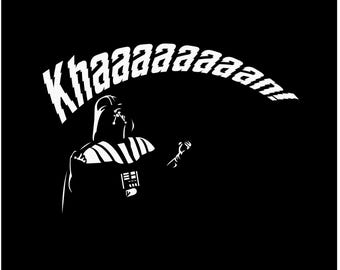 Star Trek/Wars (inspired) KHAAAAAAAAN T-shirt