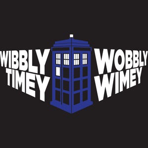Doctor Who &quot;Time in Perspective&quot; Tardis T-shirt