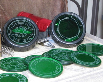 SINGLE 50mm Etched Color Drop-in lens for Steampunk Welding Goggles