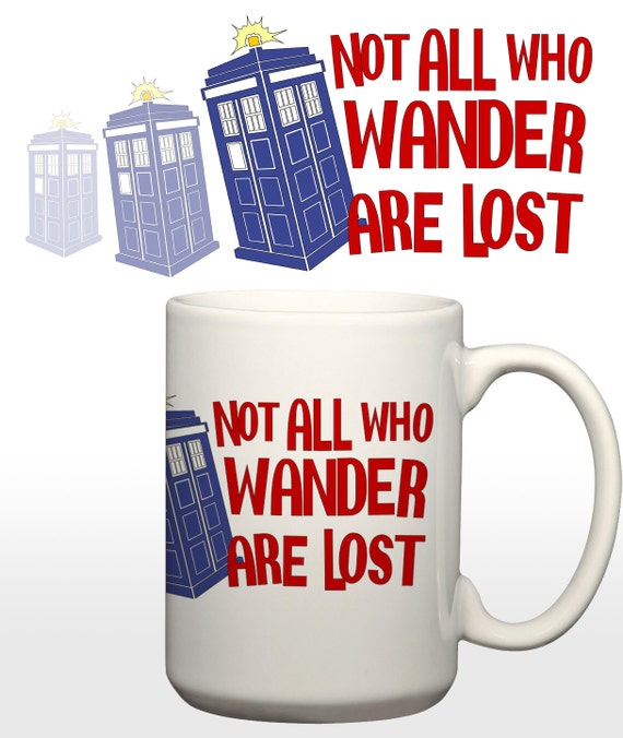 Those Who Wander Lord of the Rings 15 oz Ceramic Mug