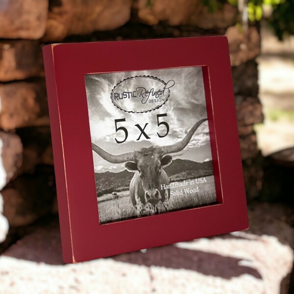 5x5 Gallery Collection -Picture Frame - Multiple Colors, wall art, Home Decor, Wall Decor, Solid Wood, Handmade, Free Shipping, Made in USA