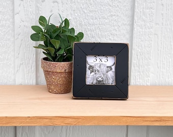 Rustikaler 3x3 Holzbilderrahmen, Cabin Decor Collection