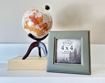 Handmade Solid Wood 4x4 Photo Frame – Cottage Collection