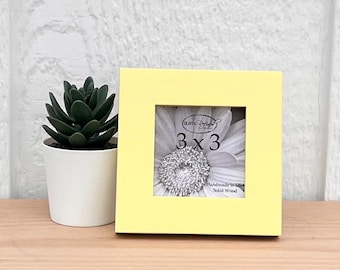 3 x 3 hedendaagse collectie - fotolijsten-kleuren- Instagram, woondecoratie, wanddecoratie, massief hout, handgemaakt, gratis verzending, gemaakt in de VS