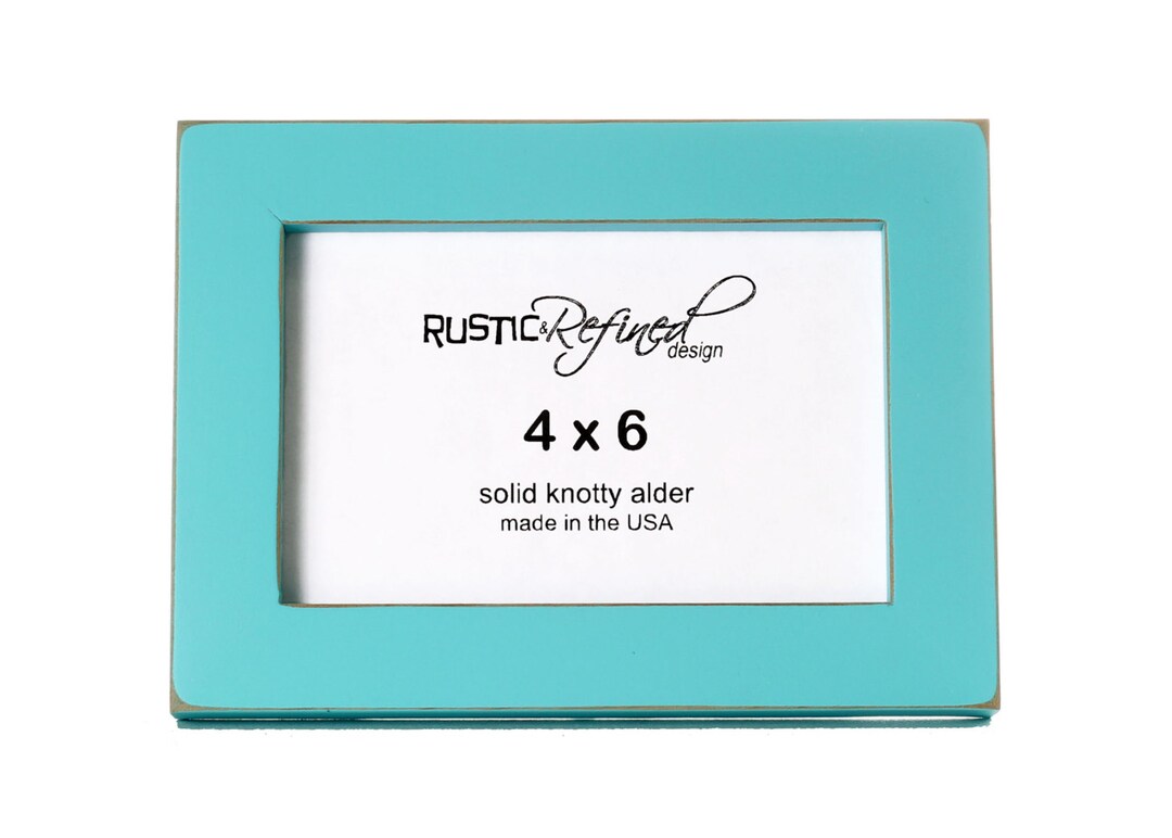 4x6 1 Gallery Picture Frame Turquoise Picture Frame Etsy