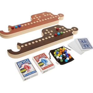 Jokers & Marbles Game 4-8 Player, Board Games, Made in USA, Pegs and Jokers, Social Security, Fun for the whole family, Game Night, Gifts,