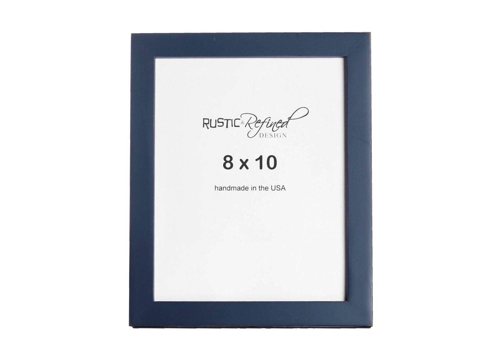 8x10 1 Gallery Picture Frame Navy Blue Picture Etsy