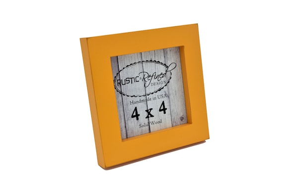 Wall Decor 4x4 1 Gallery Picture Frame Mango Free Shipping Instagram Home Decor Wedding Favors Handmade Solid Wood